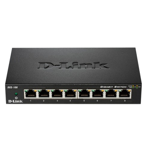 Switch D-Link 8 Puertos 10/100/1 Gigabit