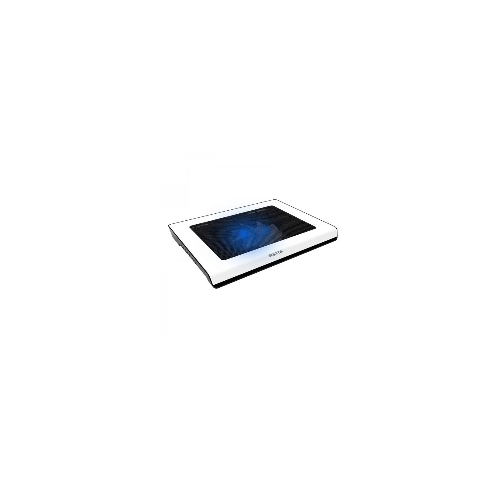 Laptop Cooler Pad 14'' 2 LEDs Blanco Approx Laptop Cooler Pad 14'' 2 LEDs Blanco Approx