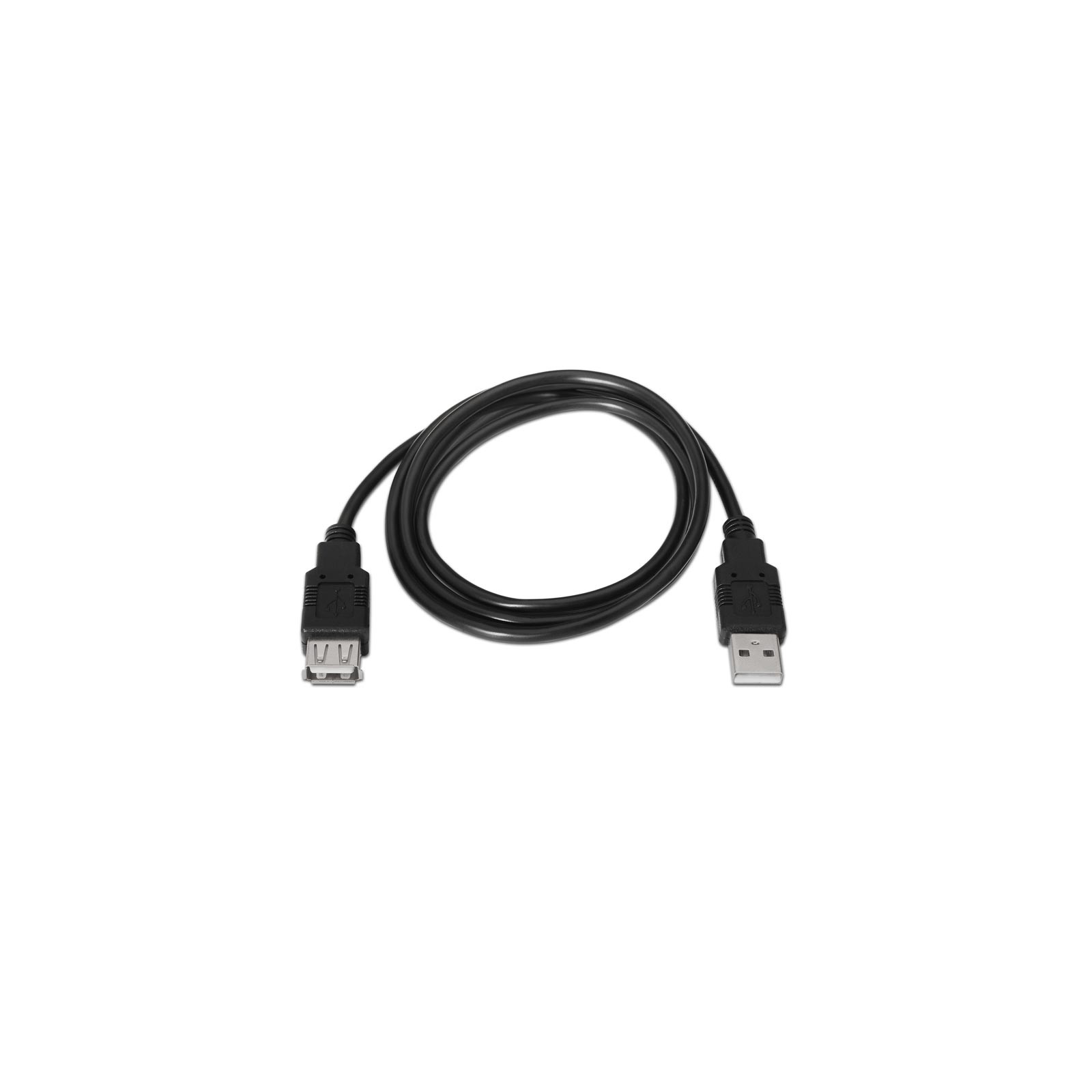 USB 2.0 Extension Cable Type A Male to Female 1m Black USB 2.0 Extension Cable Type A Male to Female 1m Black