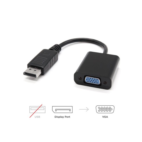 Conversor Displayport A Svga/h Negro