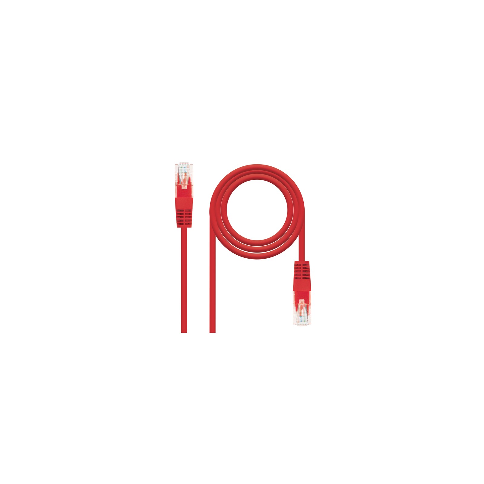 Cable De Red Latiguillo Rj45 Utp Cat6 Awg24 2 M Rojo Nanocable