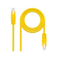 Cable De Red Latiguillo Rj45 Utp Cat6 Awg24 2 M Amarillo Nanocable