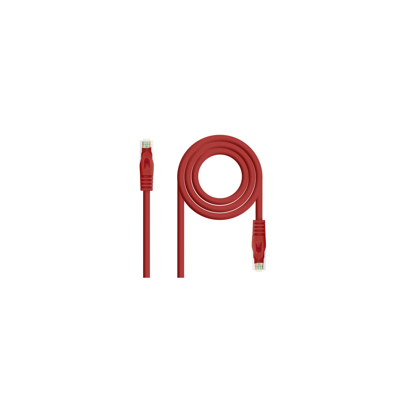 Cable De Red Latiguillo RJ45 UTP Cat6a AWG24 0.5 M Rojo Nanocable Cable De Red Latiguillo RJ45 UTP Cat6a AWG24 0.5 M Rojo Nanocable