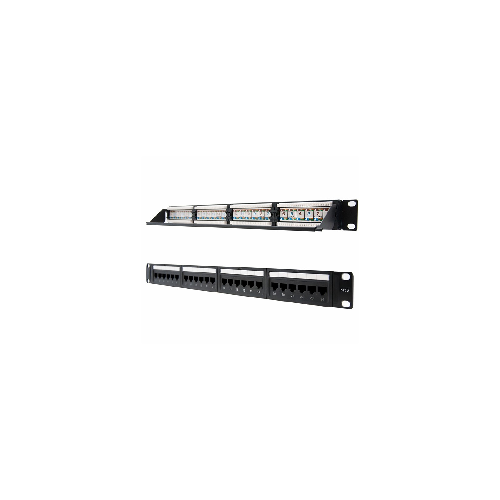 24-Port RJ45 Cat.6 UTP Patch Panel 24-Port RJ45 Cat.6 UTP Patch Panel