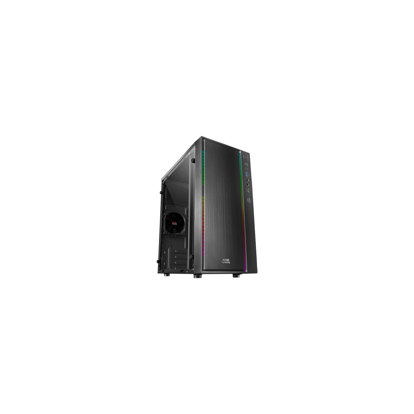 MCM Black MicroATX Case by Mars Gaming MCM Black MicroATX Case by Mars Gaming