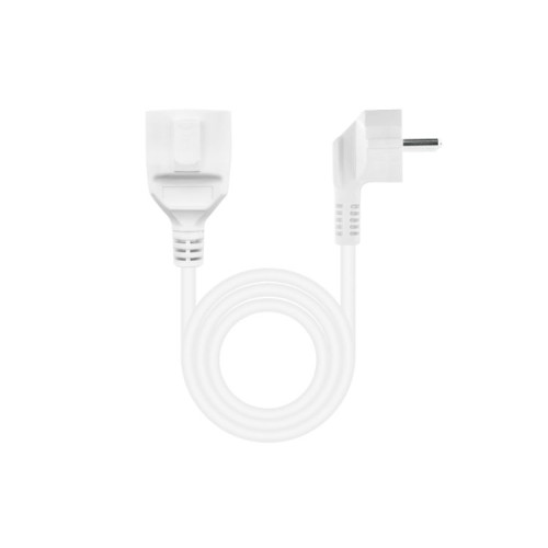 Schuko Power Extension Cable 10M White Nanocable