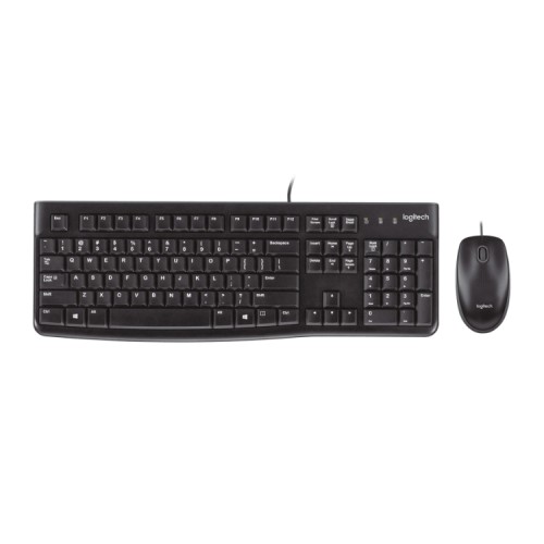 Combo Teclado y Ratón Logitech MK120 USB Negro