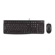 Logitech MK120 Wired Keyboard and Mouse Combo Black