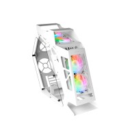 White MicroATX Mini Tower MC61 Premium Gaming Case