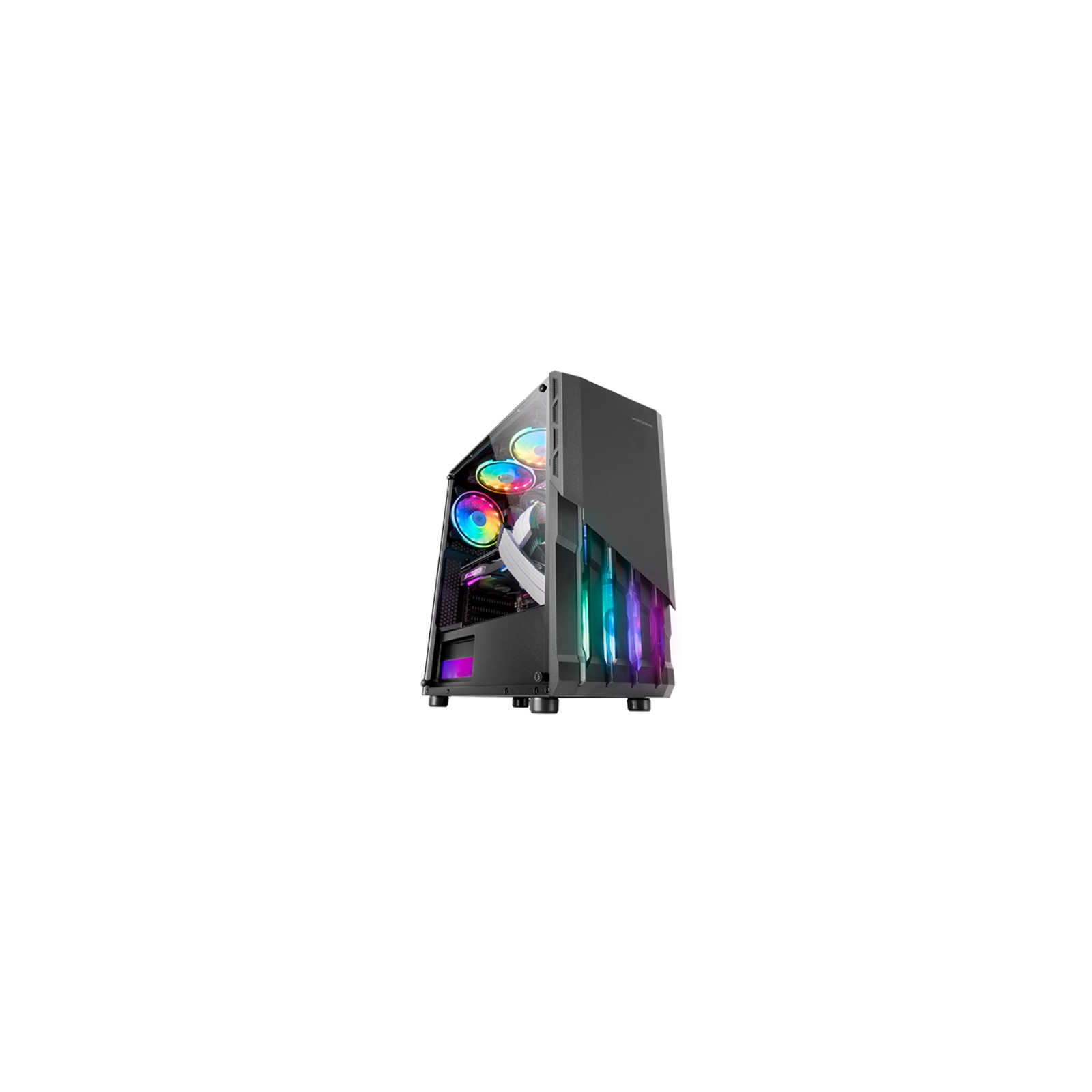 Mars Gaming MCX2 ATX Mid Tower Case with FRGB Lighting