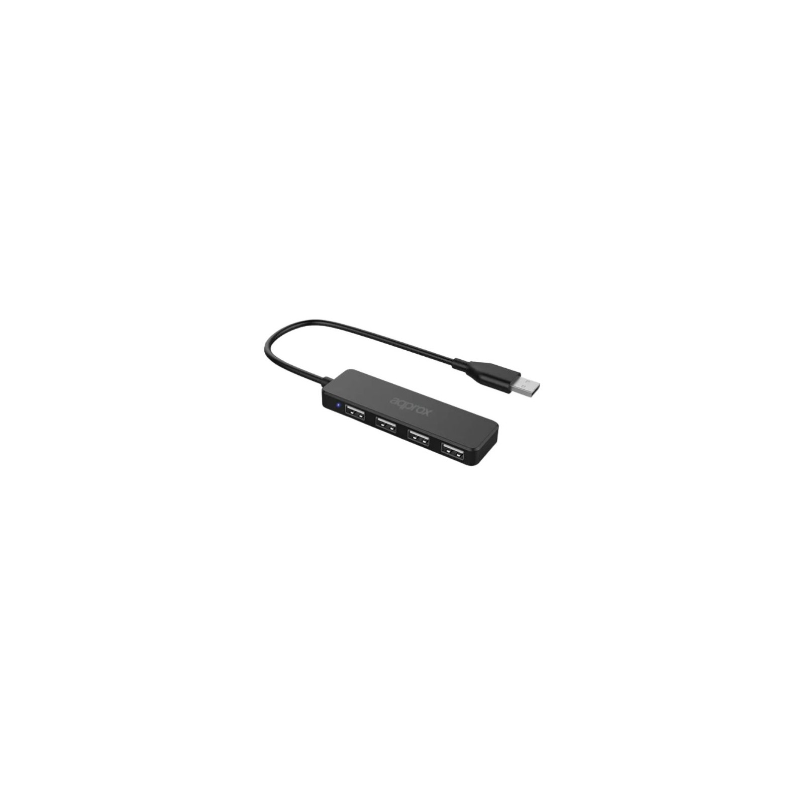 Hub 4 Puertos USB 2.0 Negro Approx APPC46 Hub 4 Puertos USB 2.0 Negro Approx APPC46