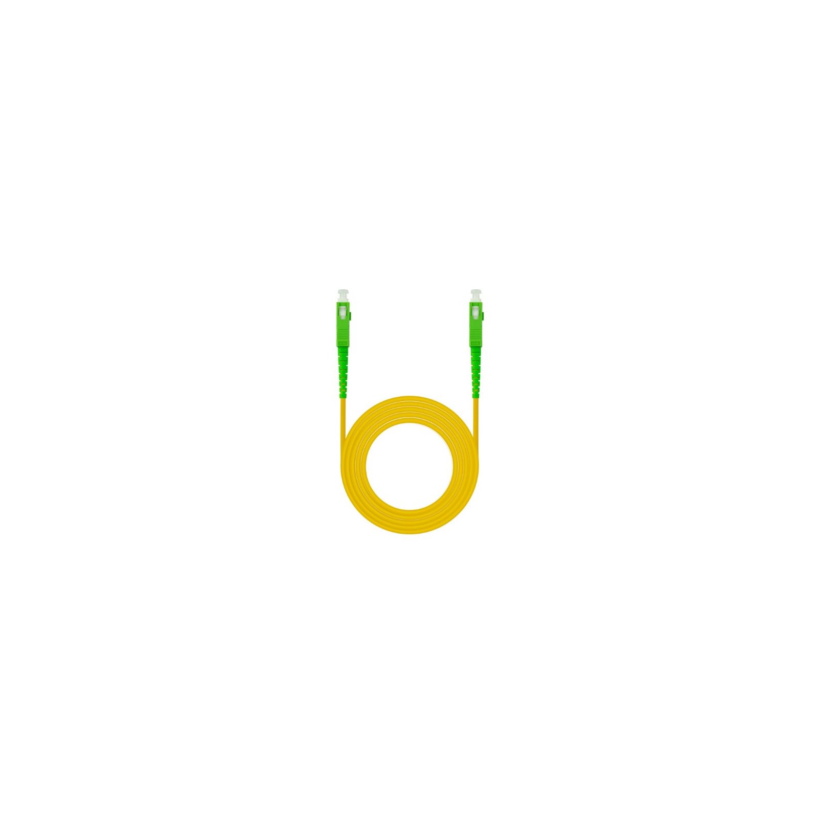 Cable De Fibra Optica Sc/apc A Sc/apc Simplex Lszh 5 M Amarillo Nanocable Cable De Fibra Optica Sc/apc A Sc/apc Simplex Lszh 5 M Amarillo Nanocable