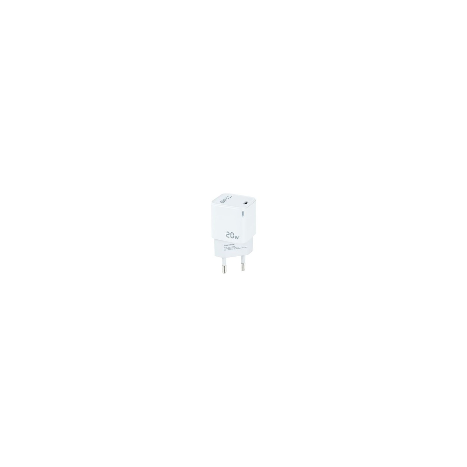 Cargador Pared/Viaje 20W USB-C PD - Compacto y Eficiente Cargador Pared/Viaje 20W USB-C PD - Compacto y Eficiente
