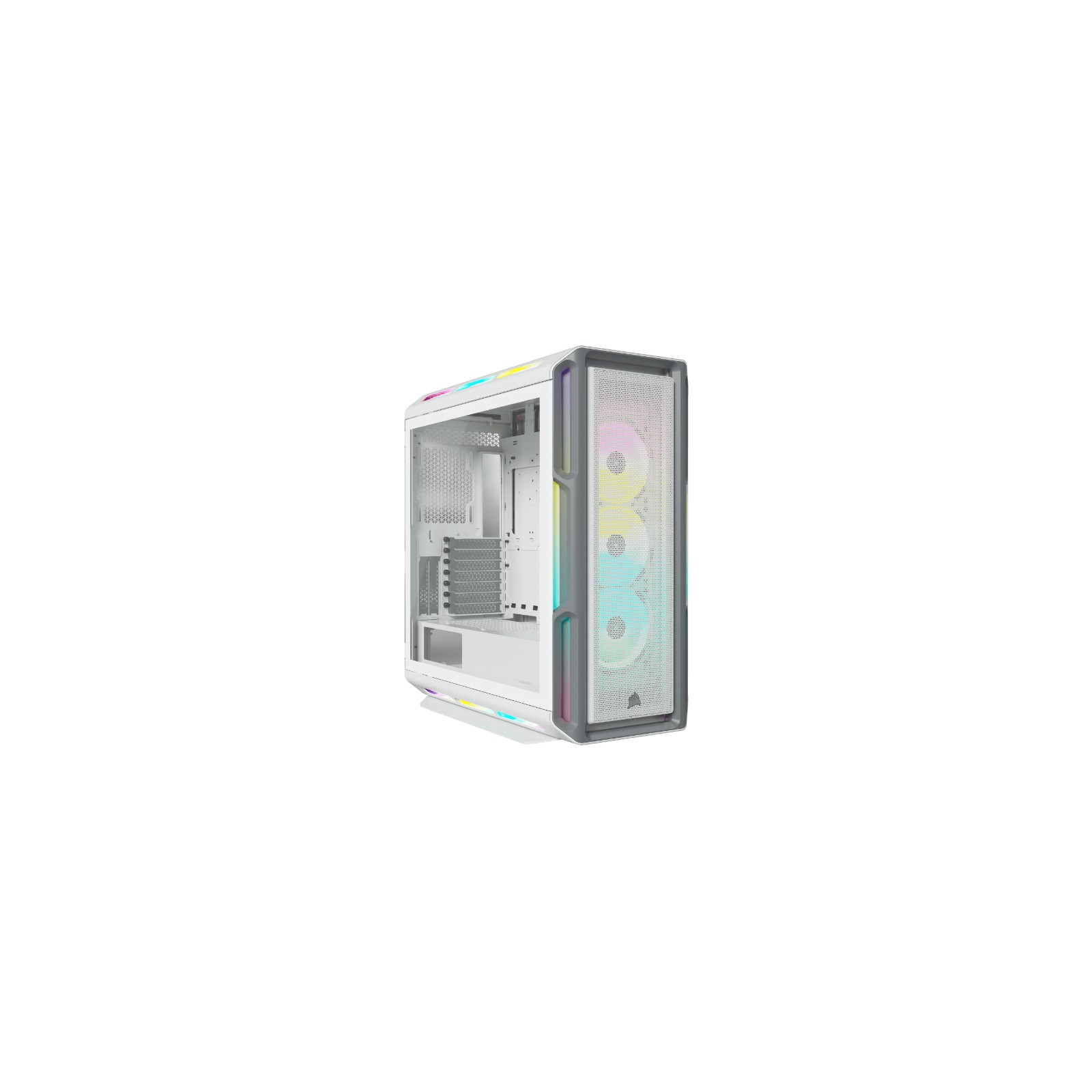 Caja Semitorre ATX iCUE 5000T RGB TG Blanca Corsair
