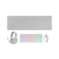 Mcprgb3 White Gaming Combo Pack