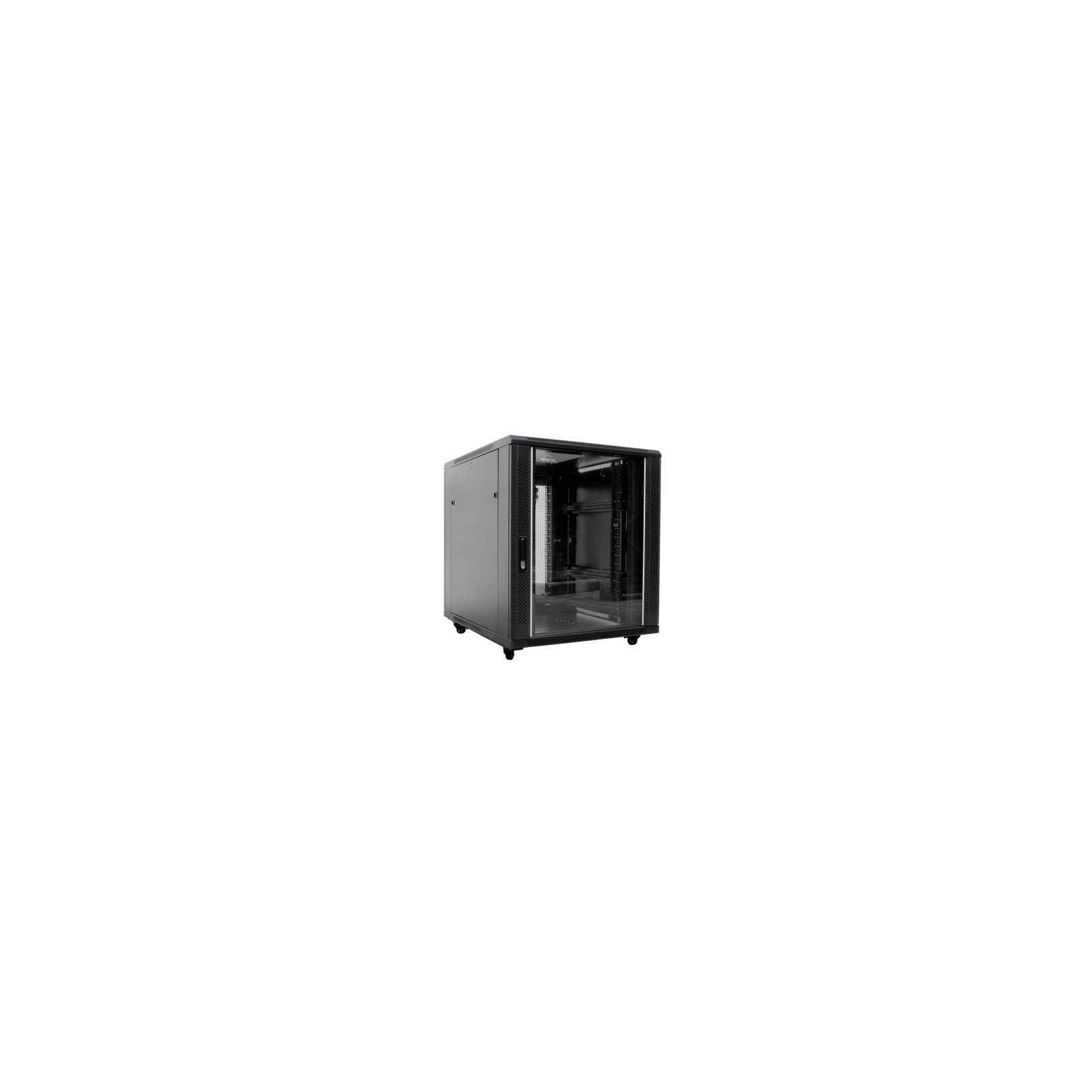 Armario De Suelo Rack 19'' Con Puerta De Cristal Templado Armario De Suelo Rack 19'' Con Puerta De Cristal Templado