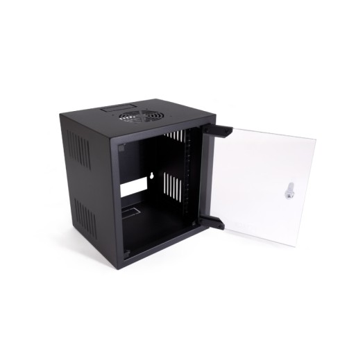 6U 10' Wall Rack Cabinet with Glass Door
