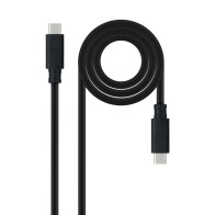 Cable Usb 3.2 Gen2 20gbps 5a 4k/60hz, Usb-c/m Usb-c/m 3 M Negro Nanocable