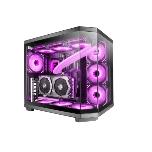 MC3T Core ATX Mid Tower Case Black Mars Gaming