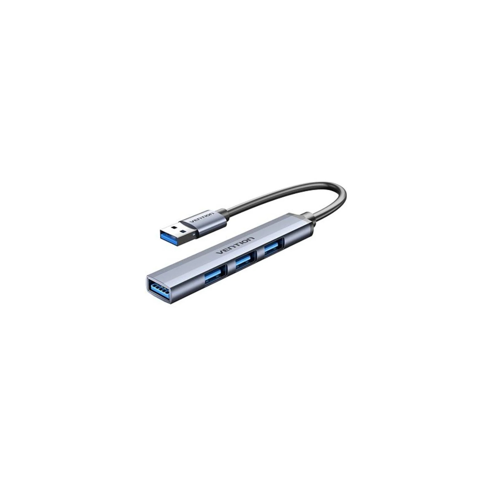 USB 3.0 4-Port Slim Mini Hub 0.15m Gray Vention