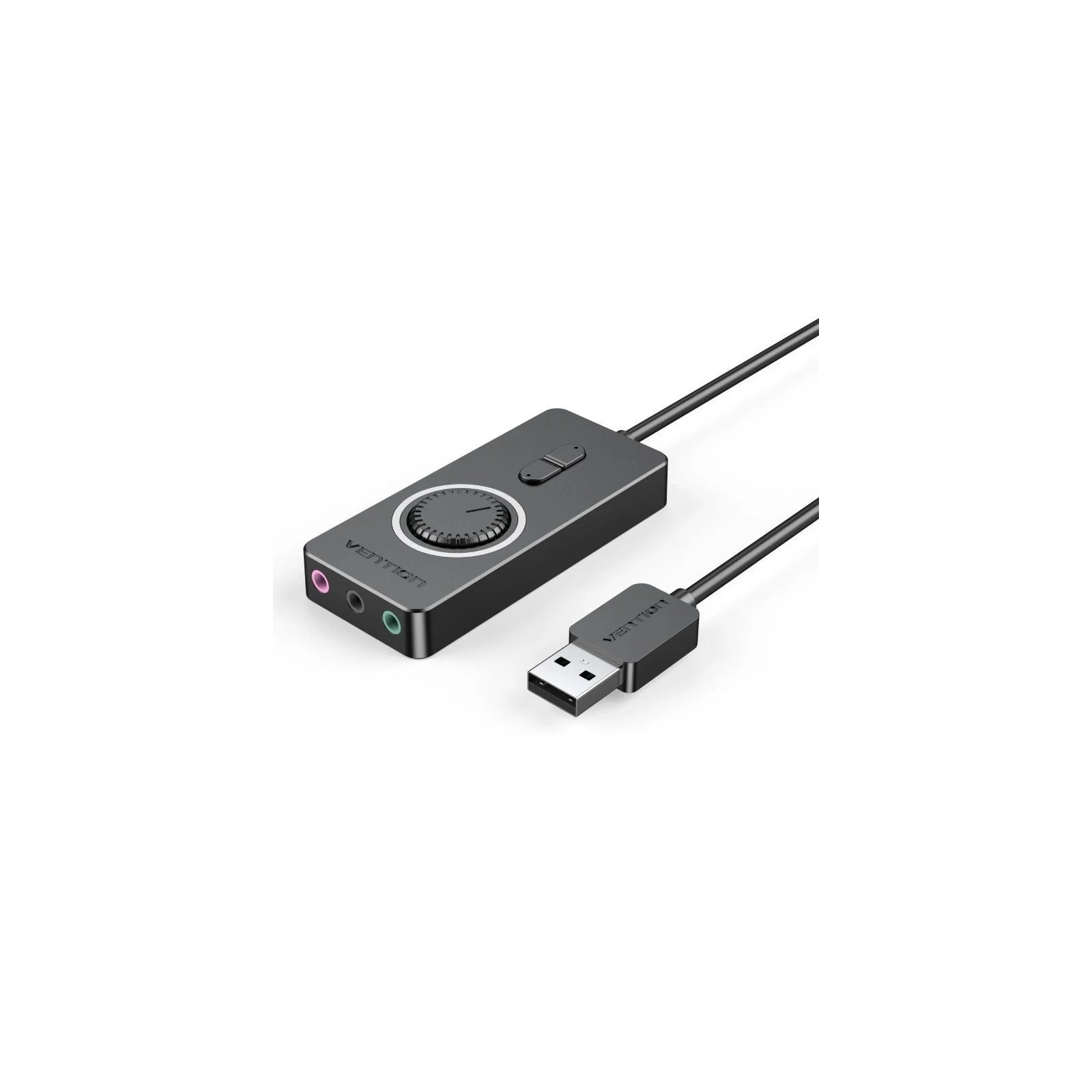 Vention 3xJack/H 3.5mm Sound Card Black Vention 3xJack/H 3.5mm Sound Card Black