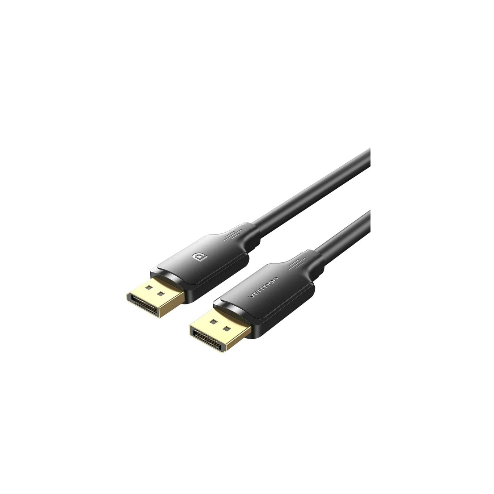 Cable DisplayPort Macho a Macho 2M Negro Vention Cable DisplayPort Macho a Macho 2M Negro Vention