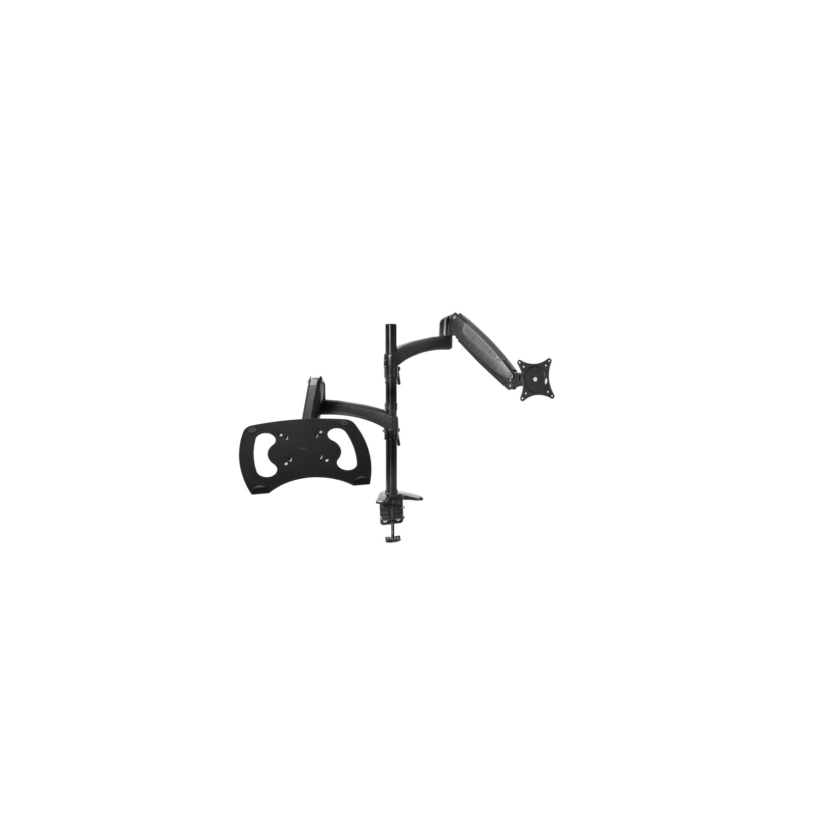 Soporte Mesa Doble Monitor Mara Negro Trust Soporte Mesa Doble Monitor Mara Negro Trust