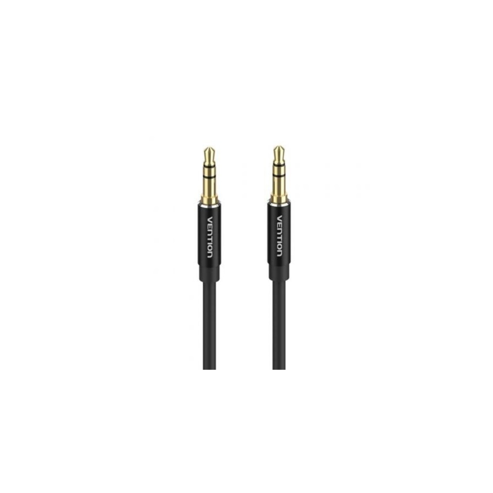 Cable Audio Estéreo Jack 3.5mm Macho a Jack 3.5mm Macho 0.5M Negro Vention