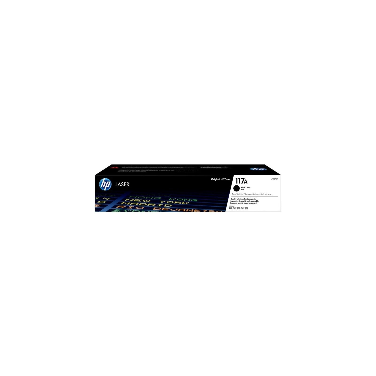 Cartucho de Toner Negro HP 117A W2070A