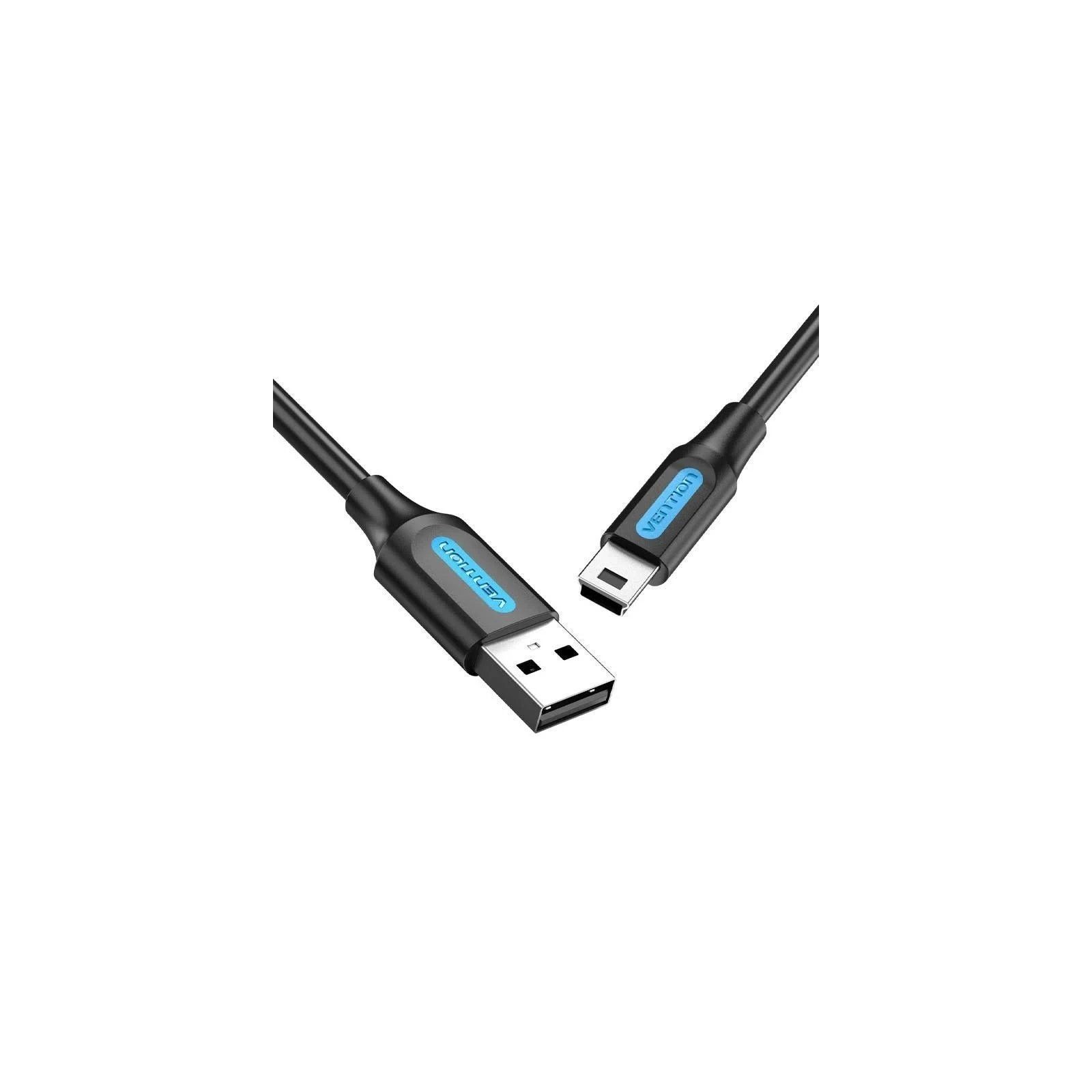 Vention 1.5M USB 2.0 Mini USB/M A to USB/M Cable Black Vention 1.5M USB 2.0 Mini USB/M A to USB/M Cable Black