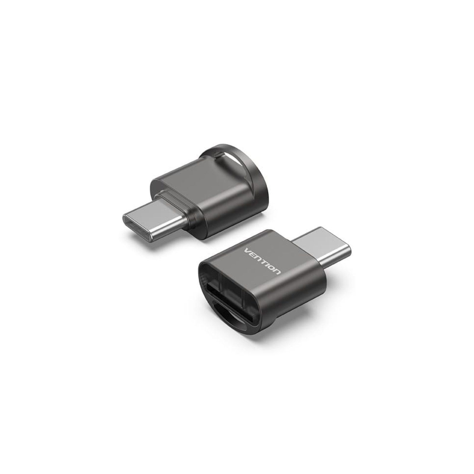 External USB-C Card Reader Gray Vention External USB-C Card Reader Gray Vention