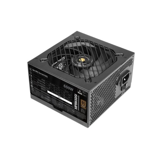 Mars Gaming 650W 80+ Bronze Power Supply