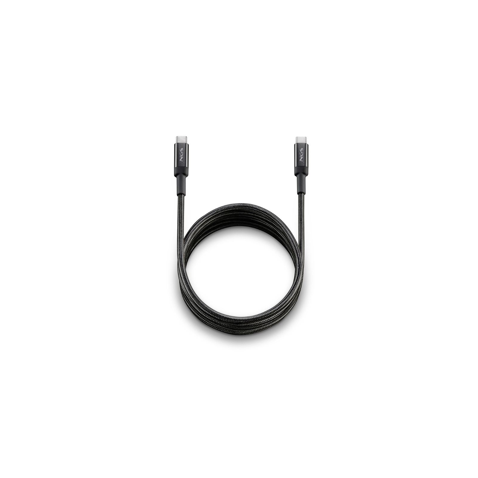 Cable Usb-c A Usb-c 3 M Knot 65w-3 Negro Ngs Cable Usb-c A Usb-c 3 M Knot 65w-3 Negro Ngs