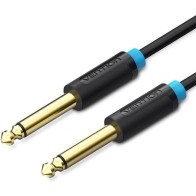Cable de Audio Mono Estéreo 6.5mm 1.5 M Negro Vention
