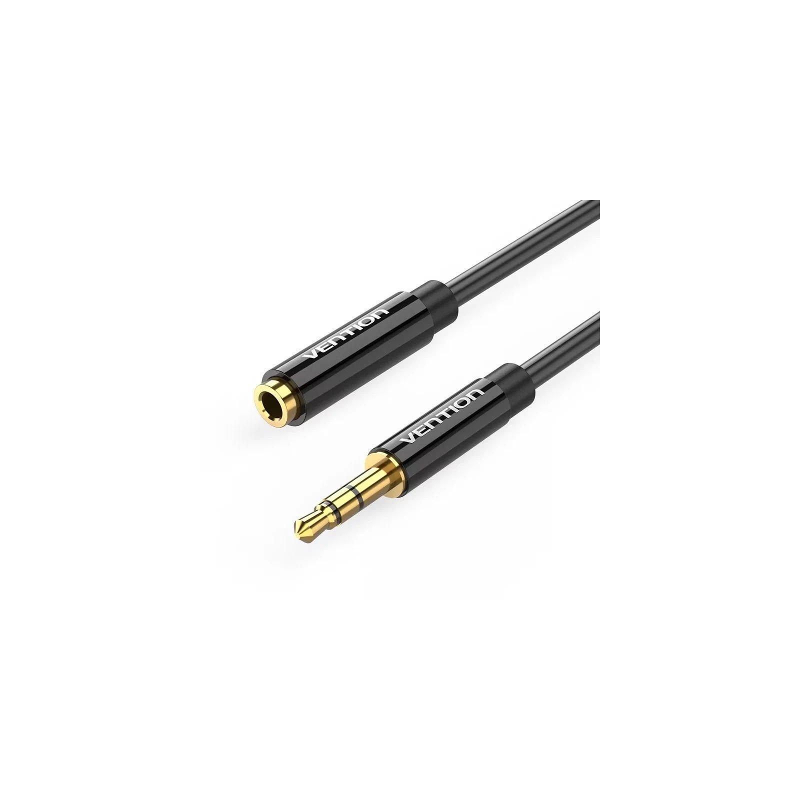 Vention 3.5mm Stereo Audio Cable Male to Female Black 1 M Vention 3.5mm Stereo Audio Cable Male to Female Black 1 M