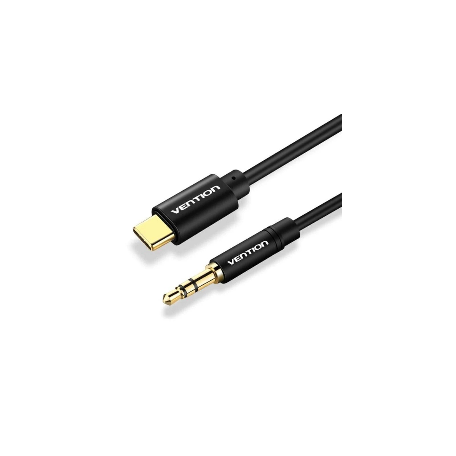 Adaptador USB-C a Jack 3.5mm 1m Negro Vention Adaptador USB-C a Jack 3.5mm 1m Negro Vention