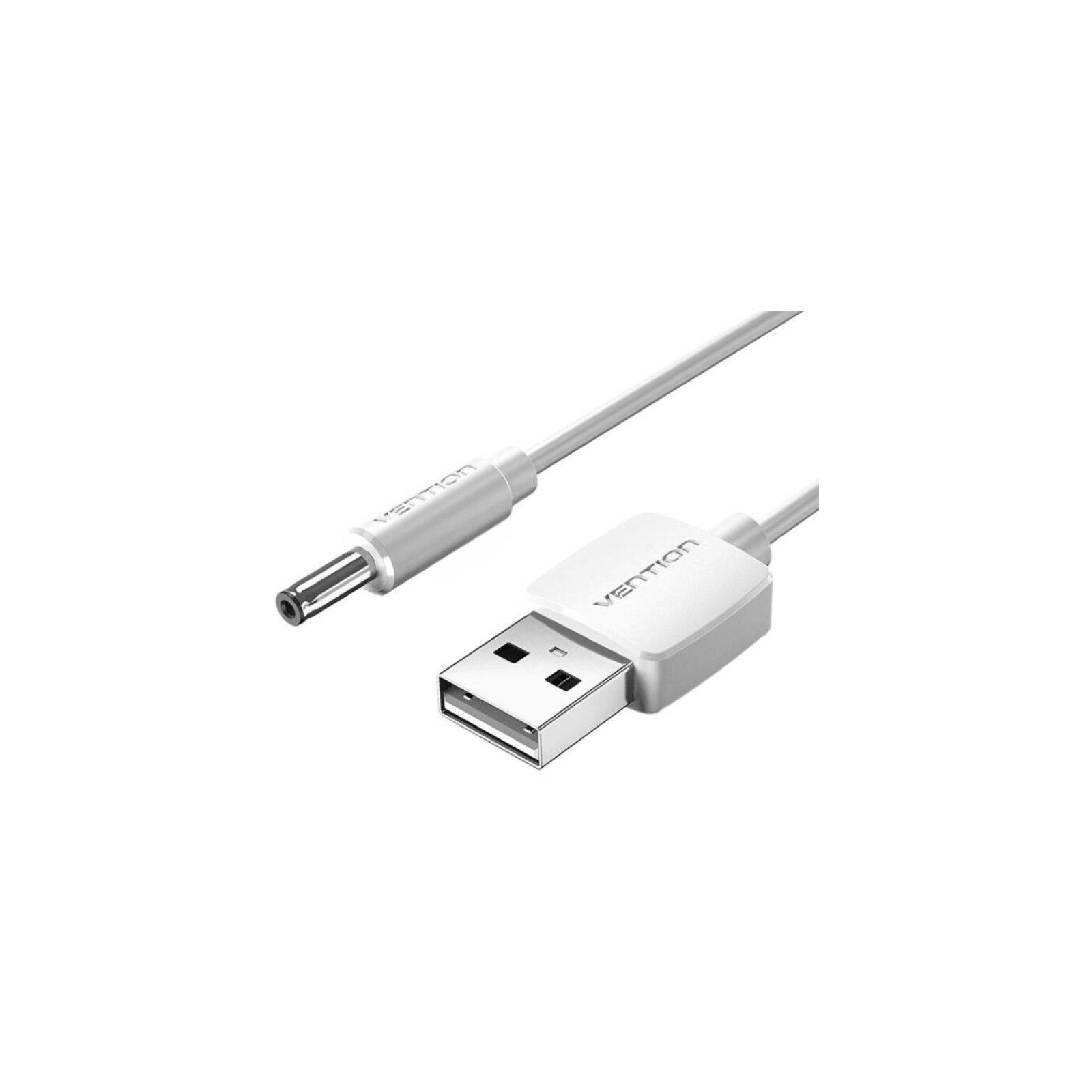 USB-A to DC 5.5mm Power Cable 0.5m White Vention USB-A to DC 5.5mm Power Cable 0.5m White Vention