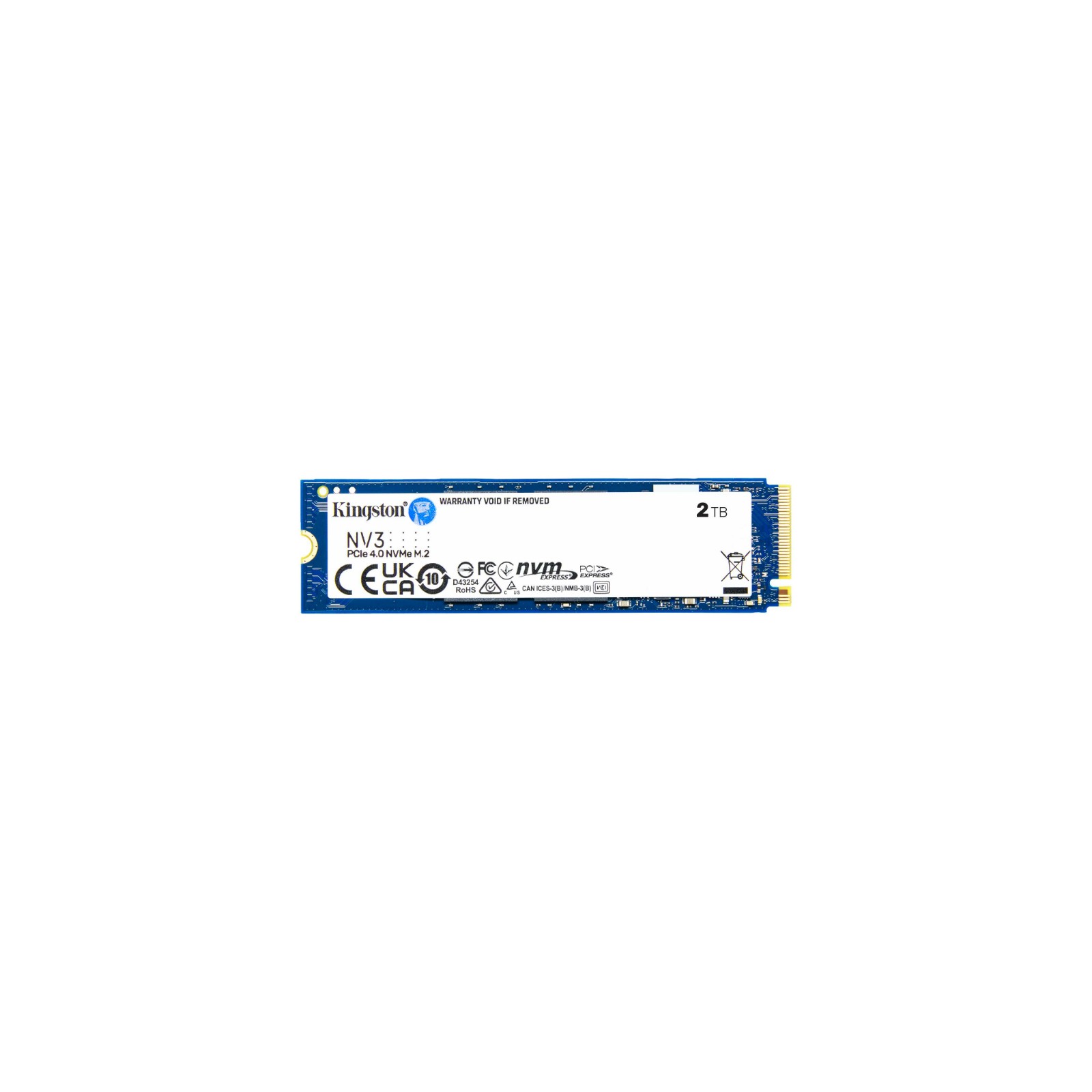 2 TB SSD NV3 M.2 2280 NVMe PCIe Kingston 2 TB SSD NV3 M.2 2280 NVMe PCIe Kingston