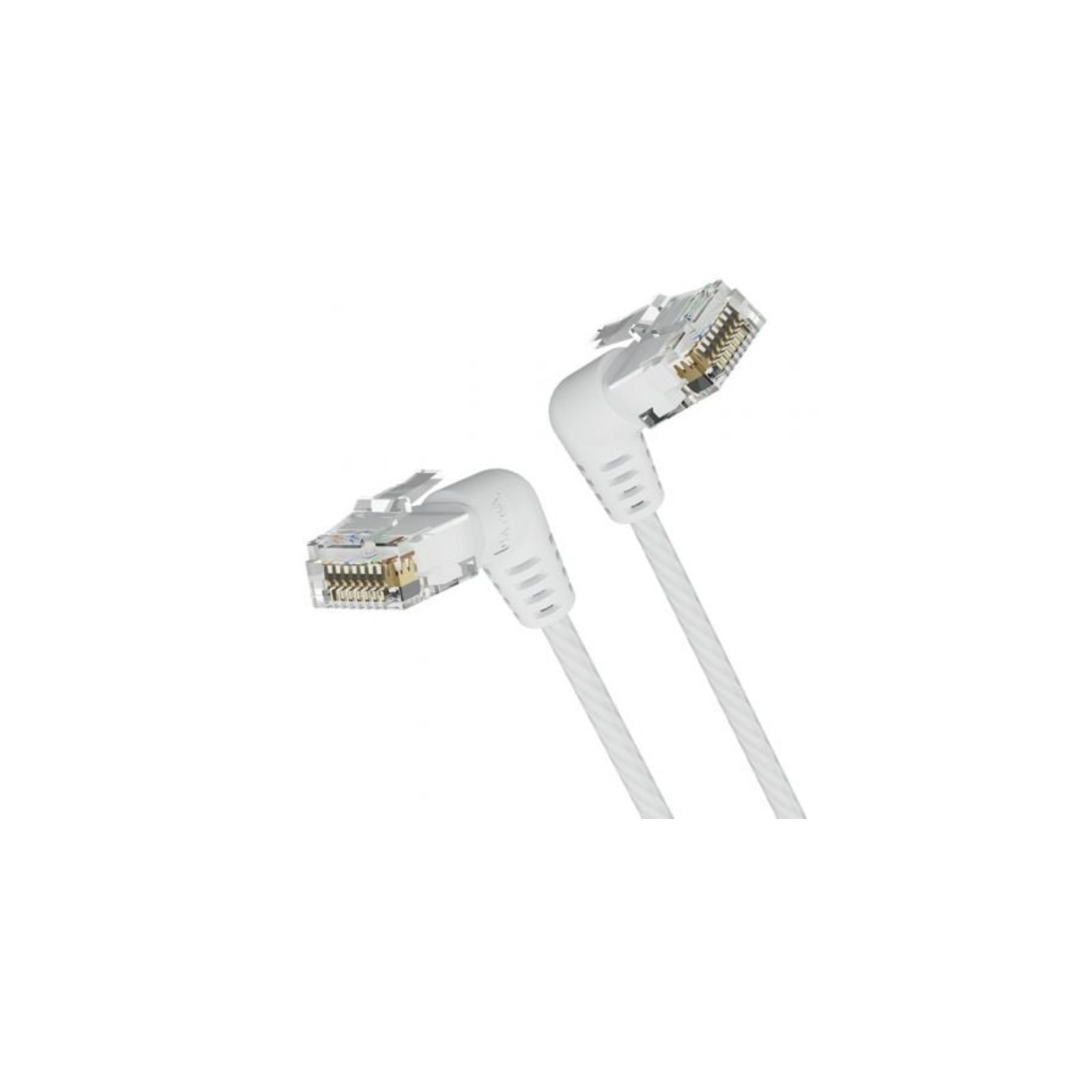 Cable de Red Latiguillo Acodado RJ45 UTP Cat6a 1.5M Blanco Vention Cable de Red Latiguillo Acodado RJ45 UTP Cat6a 1.5M Blanco Vention