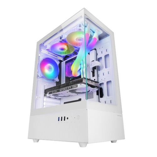 Mars Gaming MC-XO ATX Semi Tower Case White