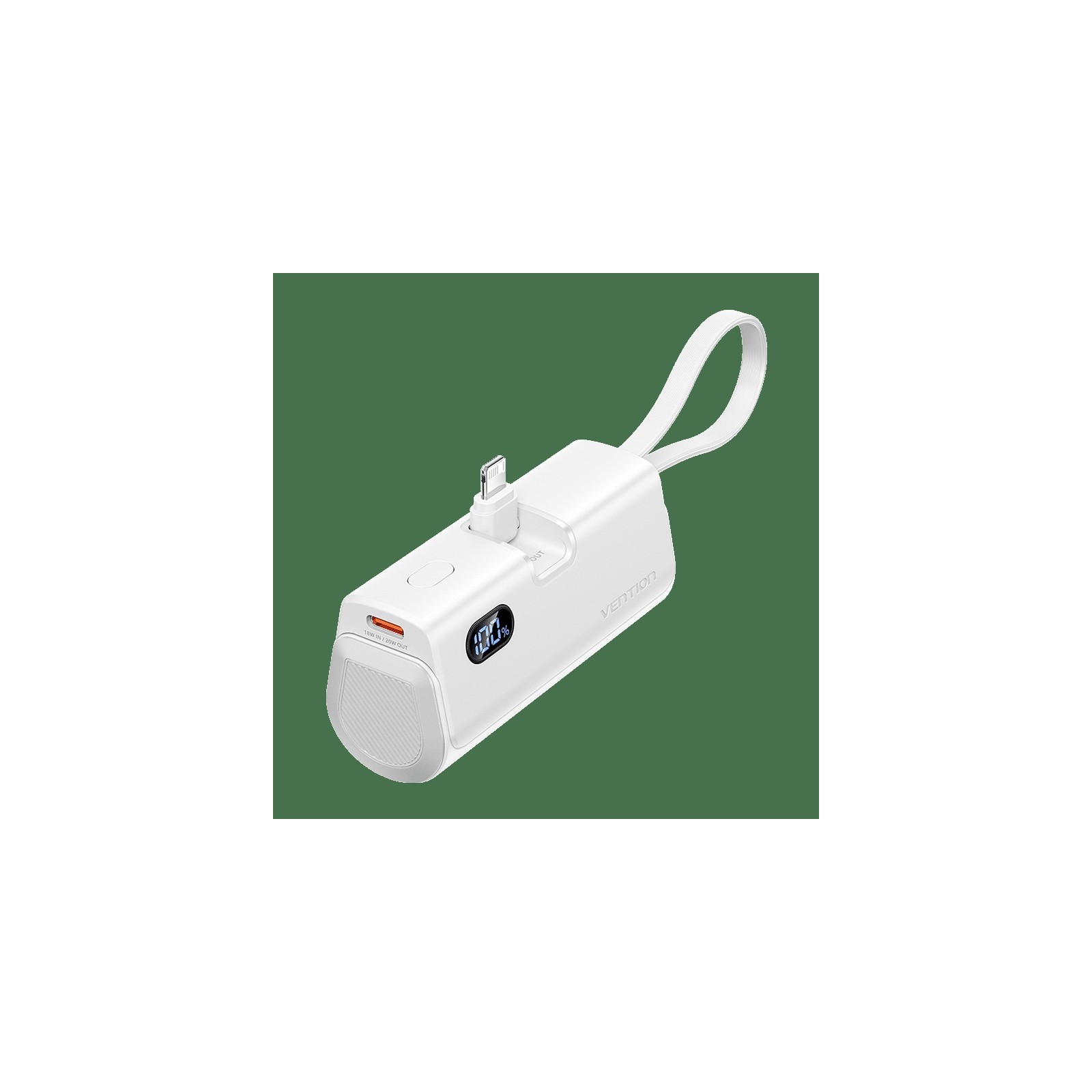 Power Bank 4800mAh 22.5W White Vention Power Bank 4800mAh 22.5W White Vention