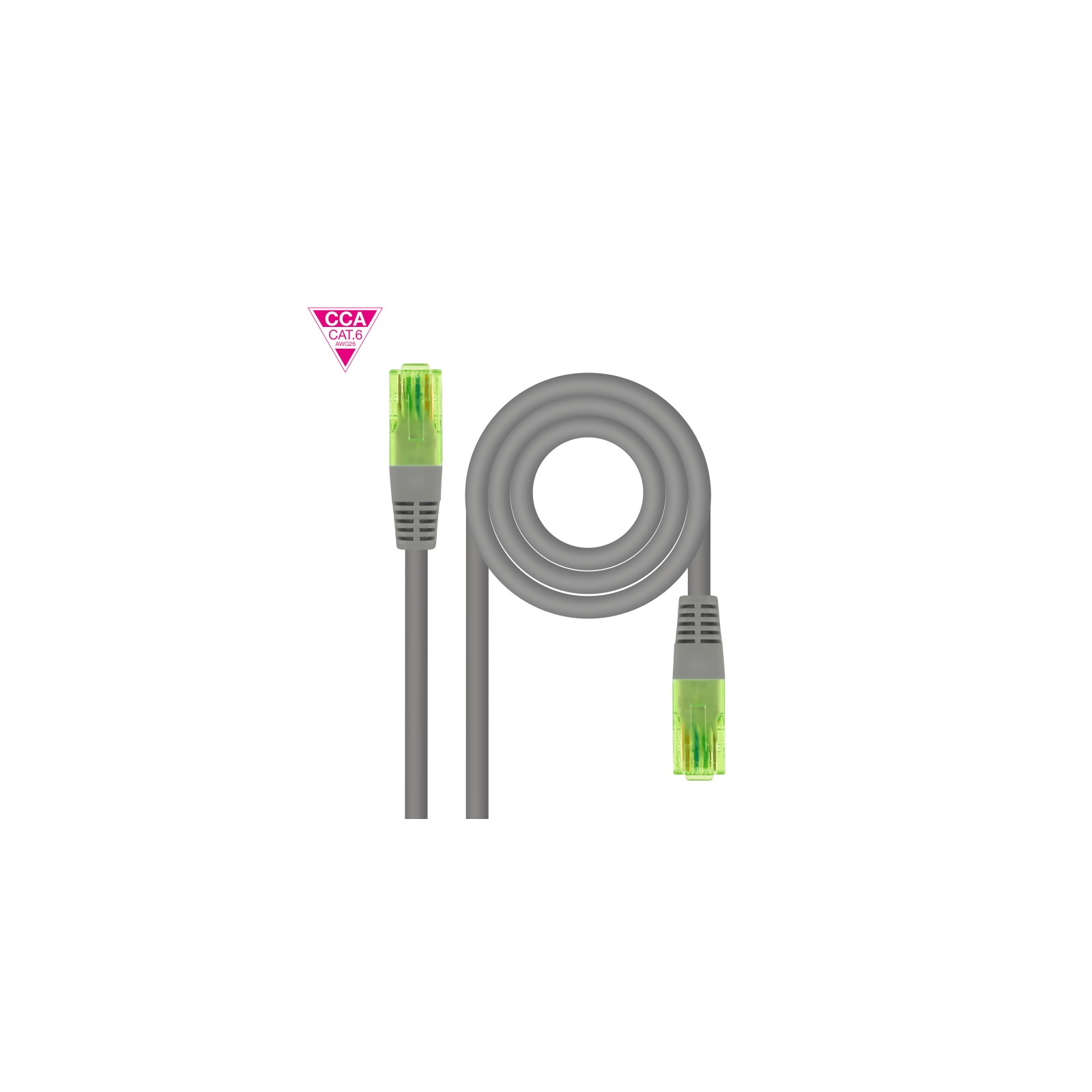 UTP Cat6 0.25M Network Cable Gray UTP Cat6 0.25M Network Cable Gray