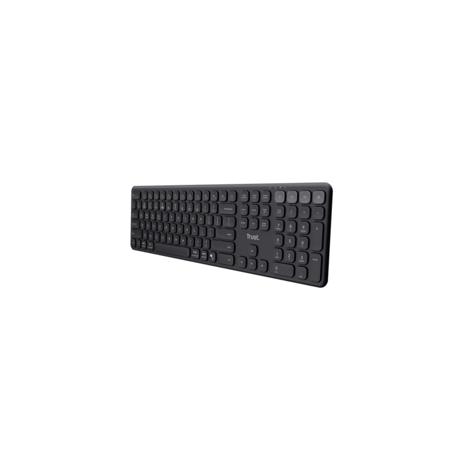 Teclado Wireless Multidispositivo Vaiya Negro Trust Teclado Wireless Multidispositivo Vaiya Negro Trust
