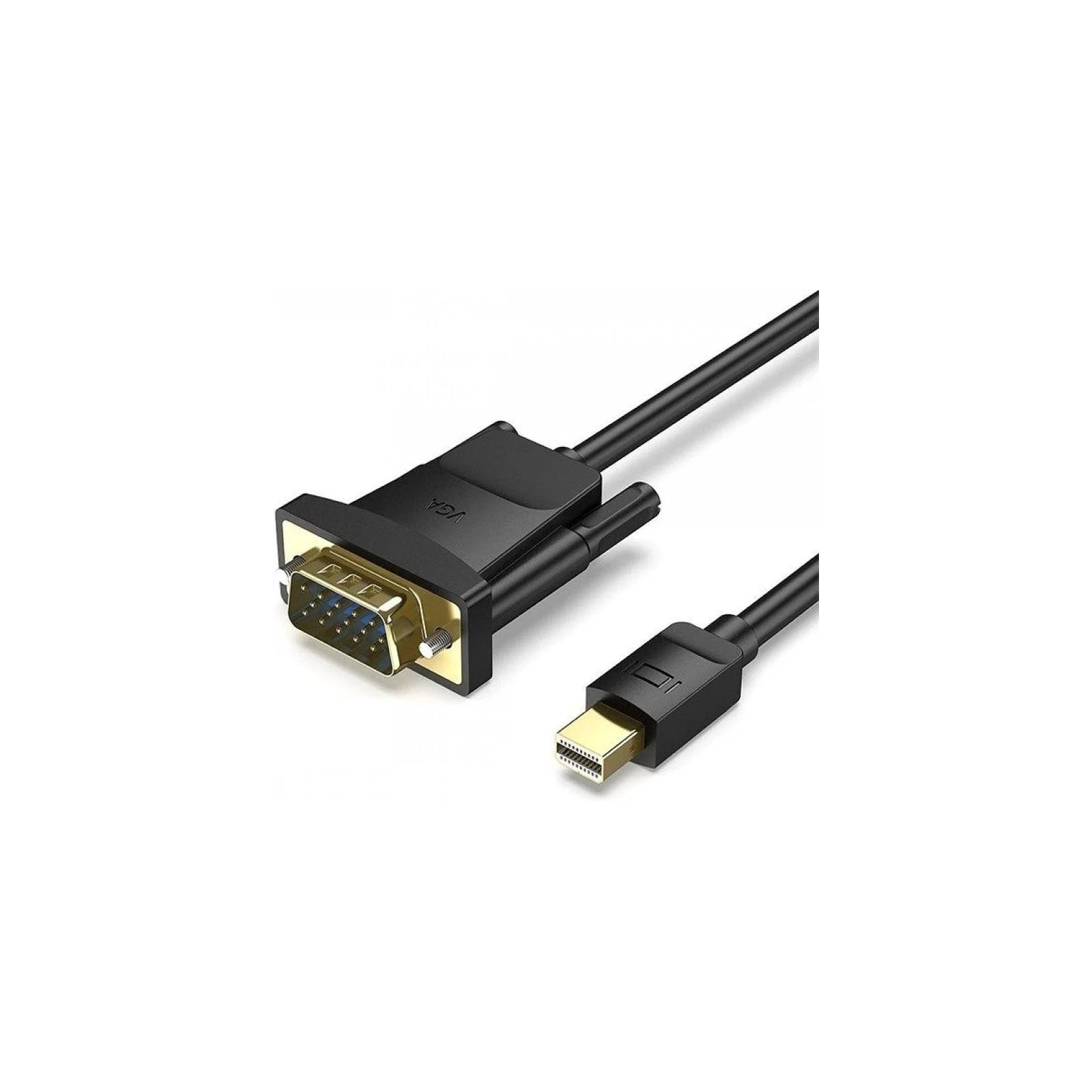 2m Mini DisplayPort to VGA Converter Black 2m Mini DisplayPort to VGA Converter Black
