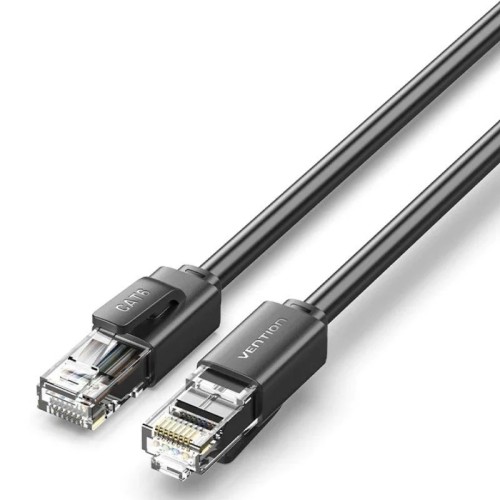 Cat.6 UTP RJ45 Ethernet Cable 0.5M Black Vention