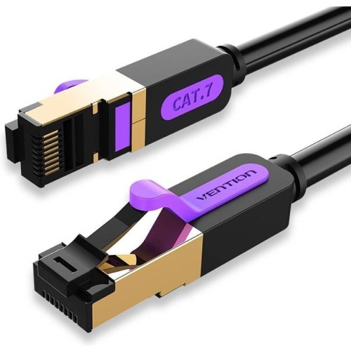 2m Cat.7 STP RJ45 Ethernet Cable Black
