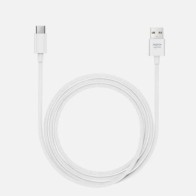 Cable USB A Type-C 1m Blanco Approx
