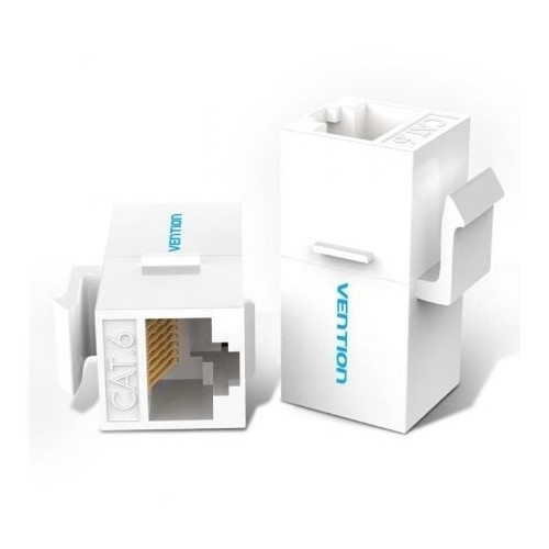 RJ45 Cat6 UTP Connector Pack of 5 White Vention