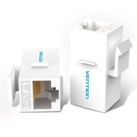 RJ45 Cat6 UTP Connector Pack of 5 White Vention