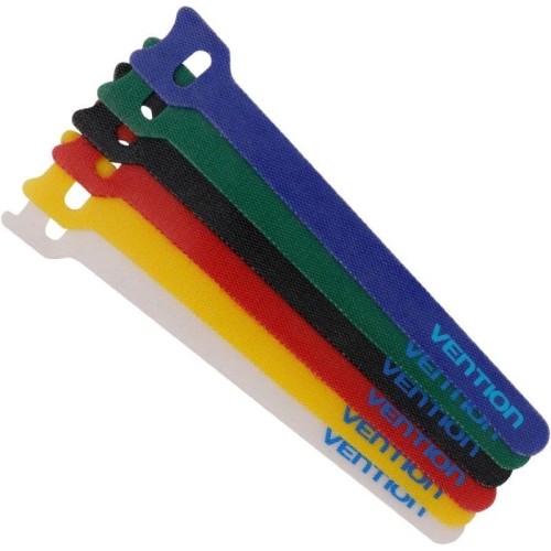Cable Organizer Stripes 0.15M Pack of 6 Multi-color Vention